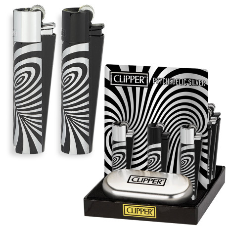  - CLIPPER LARGE METAL PSICH. SILVER