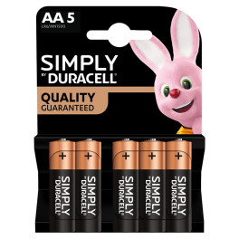 Largo consumo - Pile - DURACELL - DURACELL SIMPLY STILO AA B5X20
