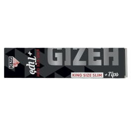  - GIZEH EXTRA FINE BLACK KS SLIM +TIP