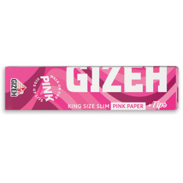  - GIZEH EXTRA FINE PINK KS SLIM+TIPS